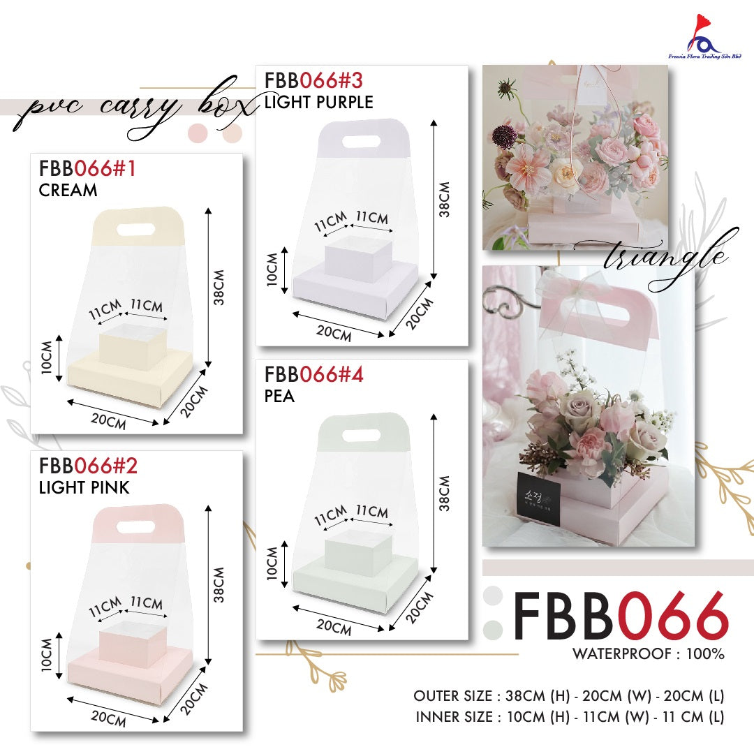 FBB066 TRIANGLE PVC CARRY BOX