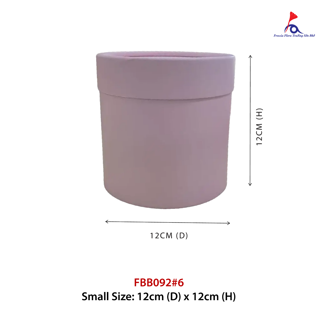 FBB092 SMALL ROUND BOX (12cm (D) x 12cm (H))