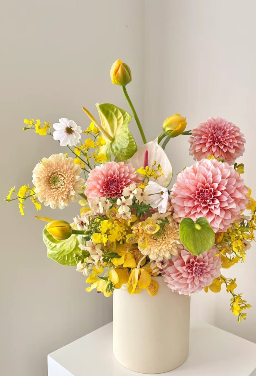 FBB099 Pearl Series Round Box (15cm (D) X 19cm (H)