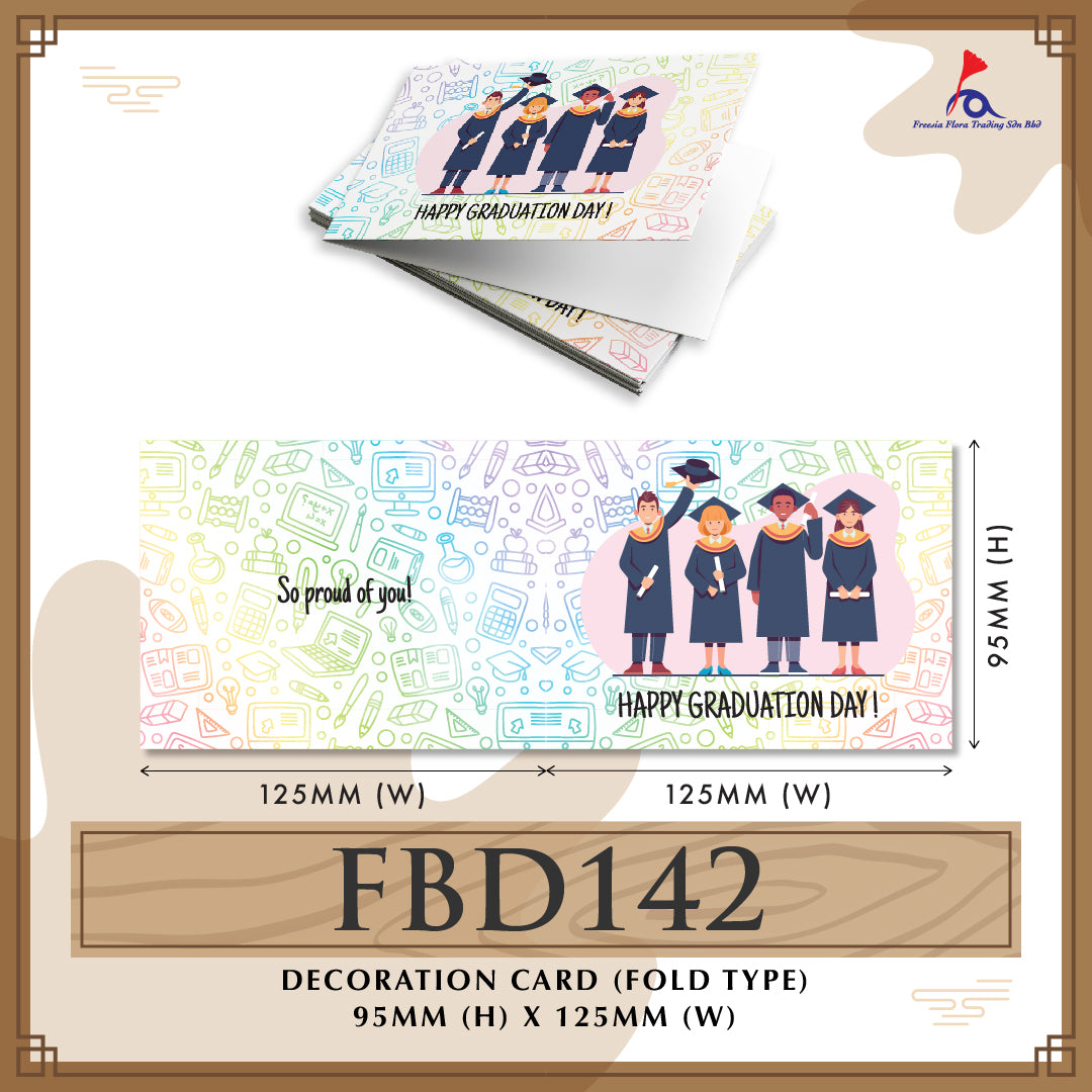 FBD (Small - Fold Type) - FBD142 Happy Graduation Day