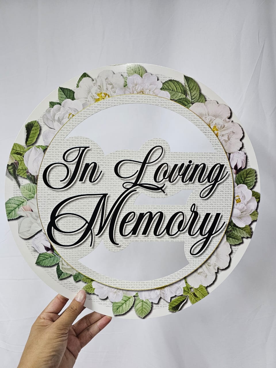 FREESIA Condolences Cards (L) - FBD153 In Loving Memory