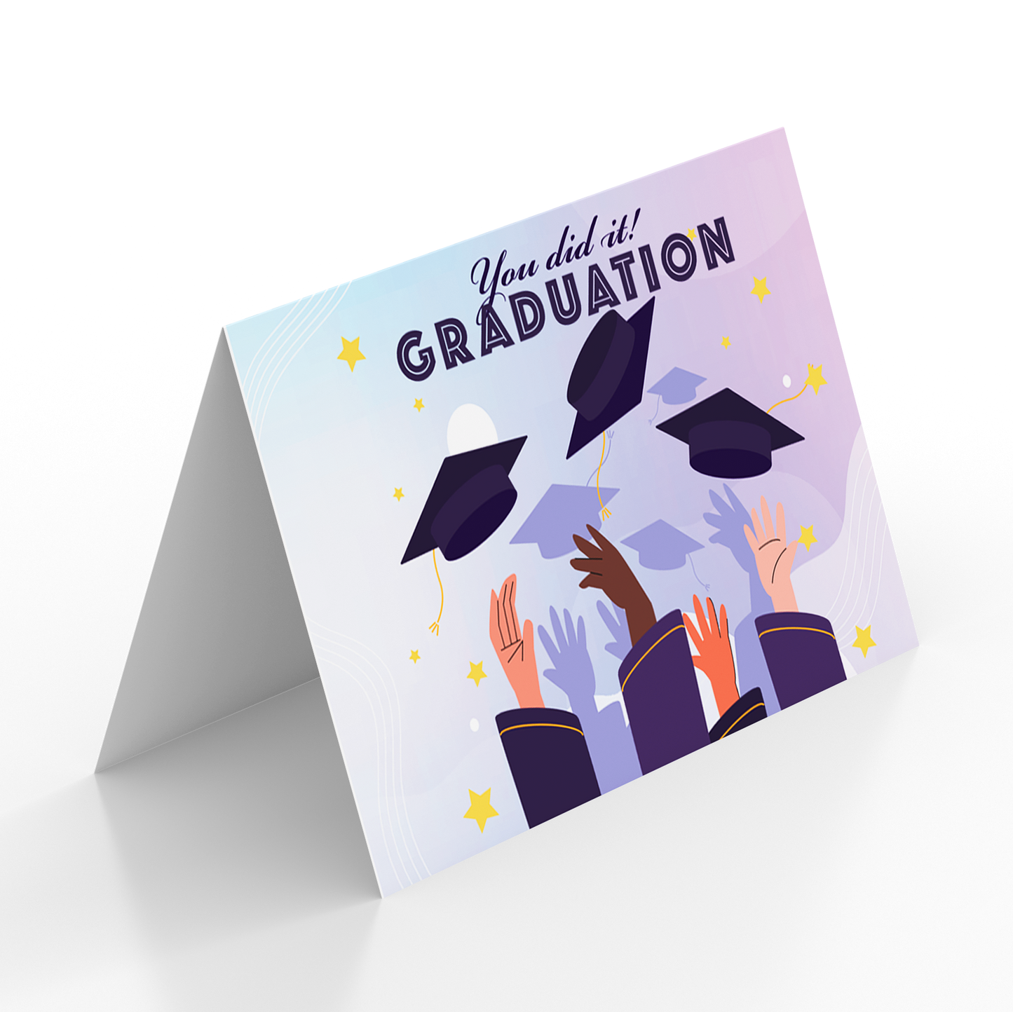 FBD157 Graduation Card - You Did It! Graduation (Folded Type)