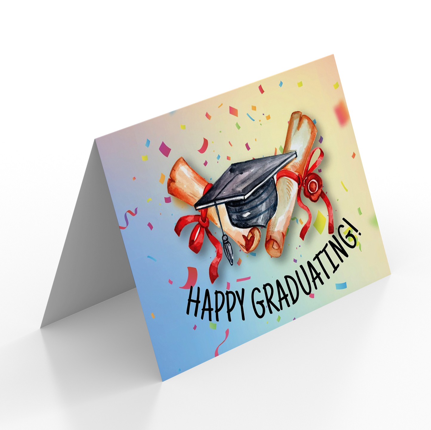FBD159 Graduation Card - Happy Graduating! (Folded Type)