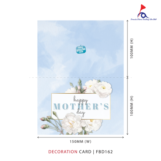 FBD162 Mother's Day Card - HAPPY MOTHER'S DAY (Folded Type)