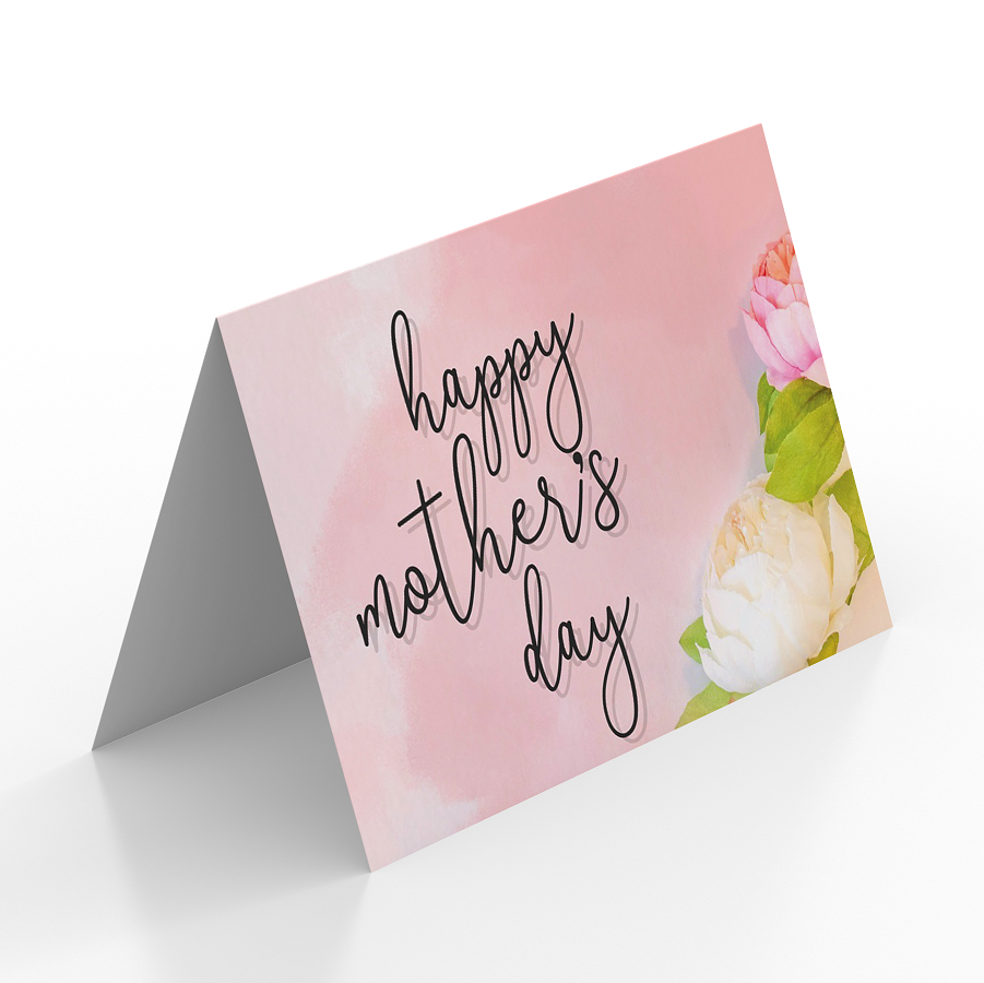FBD163 Mother's Day Card - HAPPY MOTHER'S DAY (Folded Type)