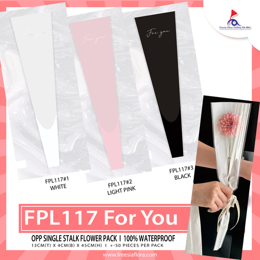 FPL117 SINGLE STALK FLOWER PACK "For You"