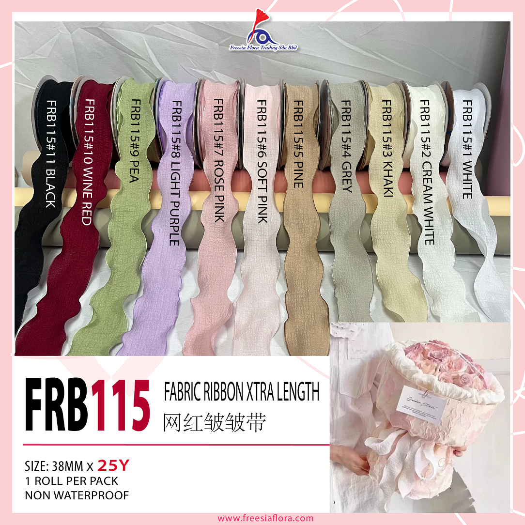 FRB115 FABRIC RIBBON 38mm x 25Y