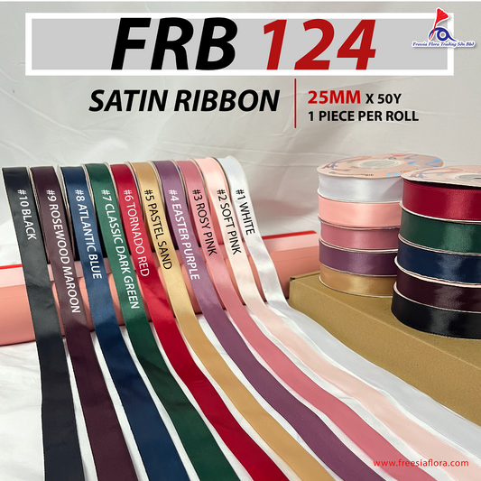 FRB124 SATIN RIBBON (25MM*50Y)(Soft)