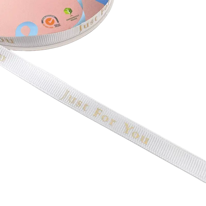 FRB126 "JUST FOR YOU" GROSGRAIN RIBBON (10MM*50Y) (Soft)