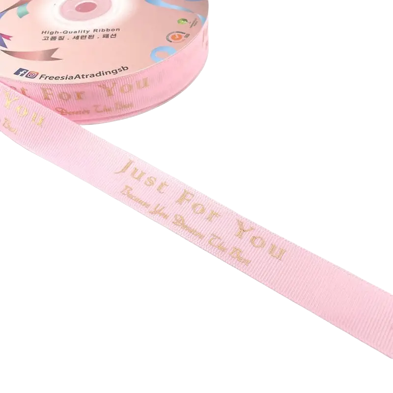 FRB127 "JUST FOR YOU" GROSGRAIN RIBBON (20MM*50Y) (Soft)