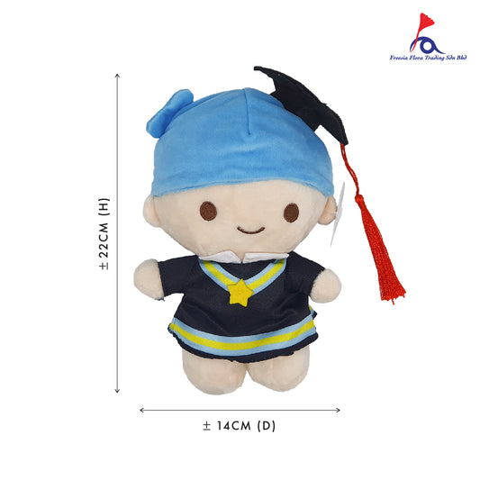FTY018 8IN GRADUATE BEAR