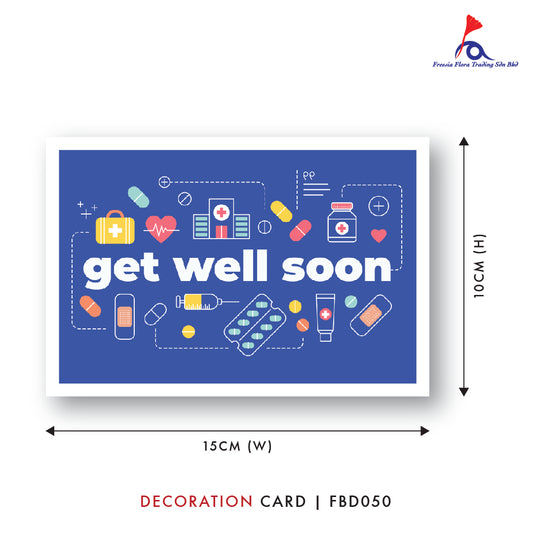FBD ( Small ) - FBD050 Get Well Soon - Freesia