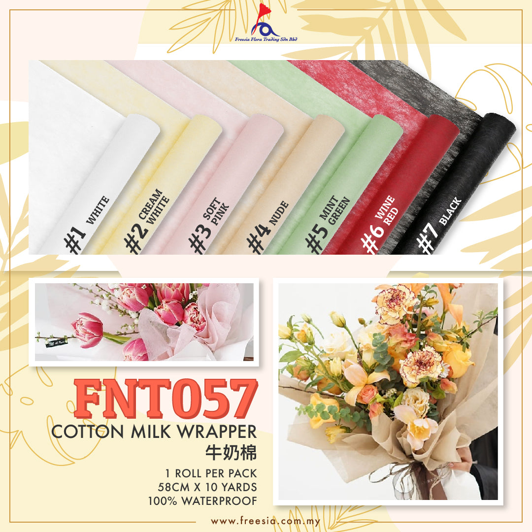 FNT057 COTTON MILK WRAPPER - Freesia