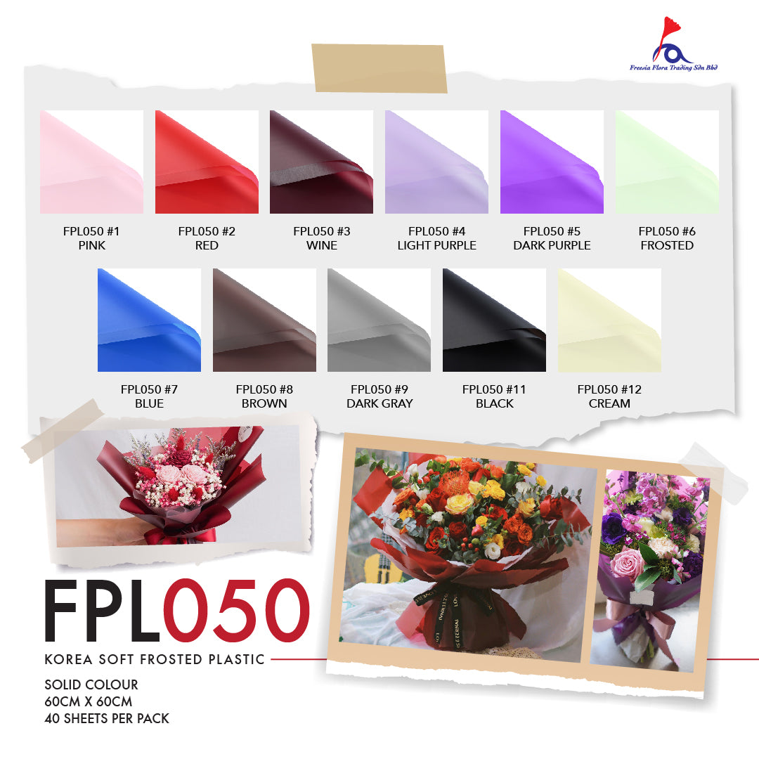 FPL050 KOREA OPP PLASTIC - Freesia