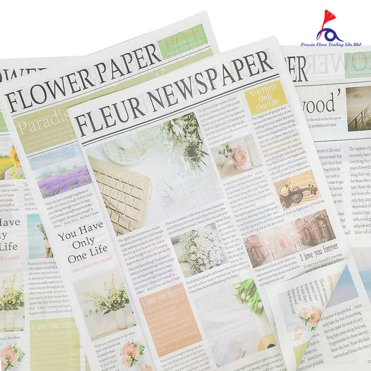 FPP072 VINTAGE NEWSPAPER - Freesia