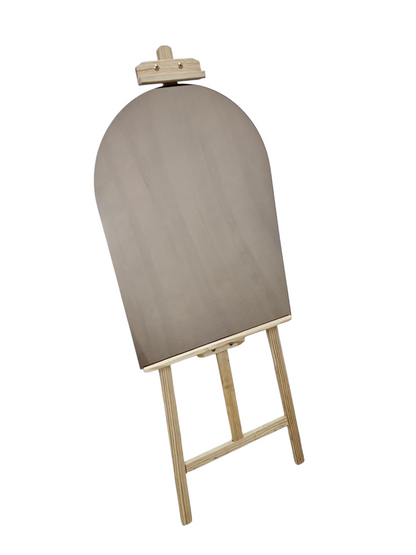FBA091 Half Moon Shape Acrylic Mirror Board (Mirror Only)
