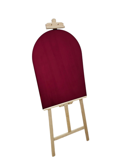 FBA091 Half Moon Shape Acrylic Mirror Board (Mirror Only)