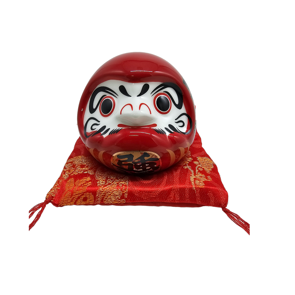 FBA100 3Inch Japanese Mini Daruma 达摩陶瓷 (存钱罐)