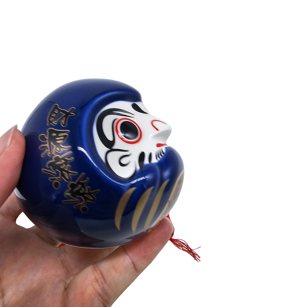 FBA100 3Inch Japanese Mini Daruma 达摩陶瓷 (存钱罐)