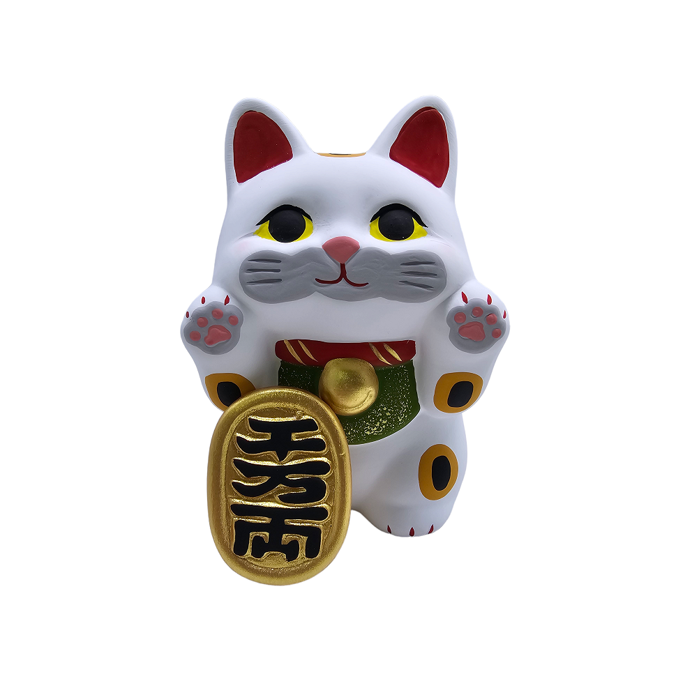 FBA105 4IN 九谷烧 Maneki-neko (Japan Version) (100% Hand-Made)