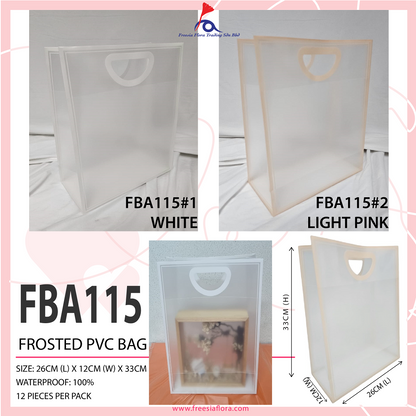 FBA115 FROSTED PVC BAG