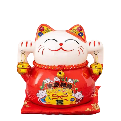 FBA127#1 5IN LUCKY CAT (RED) 生意興隆