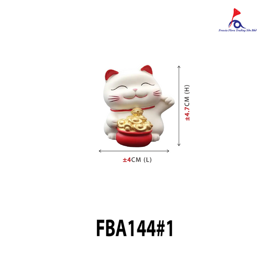 FBA144#1 2IN Mini Lucky Cat 元宝-招财猫