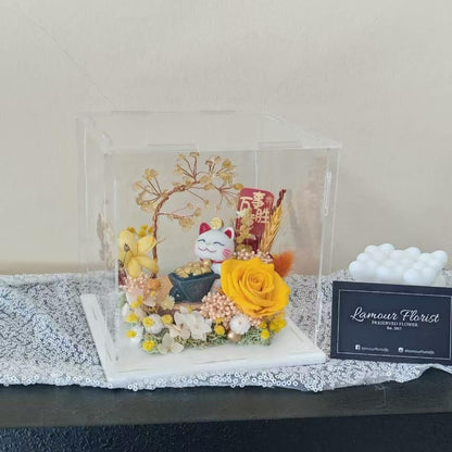 FBA148 Premium Clear ACRYLIC FLOWER BOX