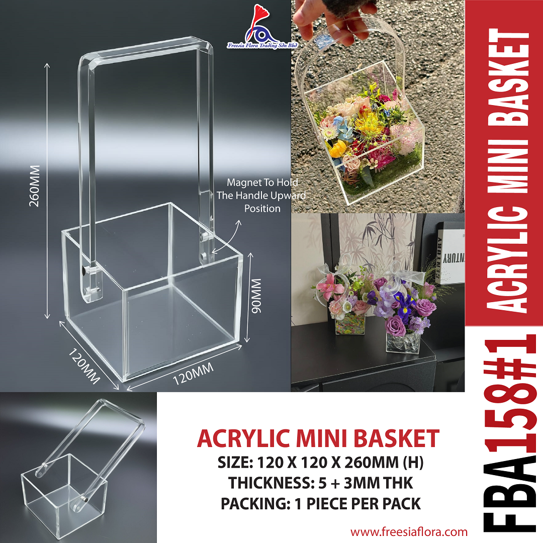 FBA158#1 ACRYLIC Mini Basket