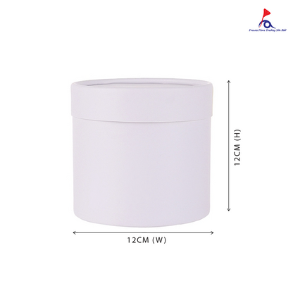 FBB092 SMALL ROUND BOX (12cm (D) x 12cm (H))