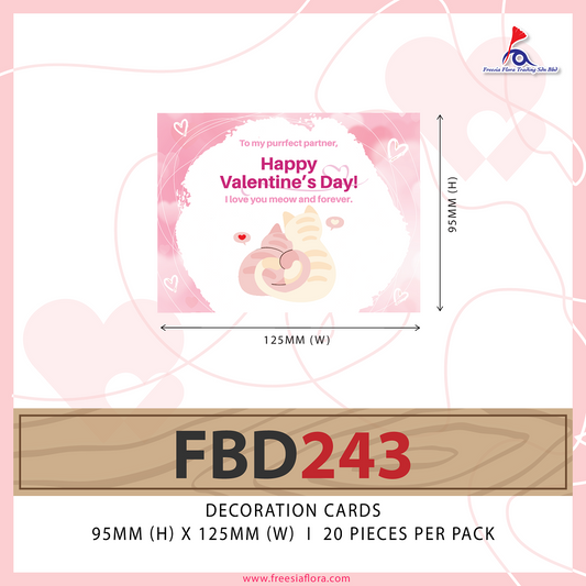 FBD ( Small ) - FBD243 Happy Valentine's Day