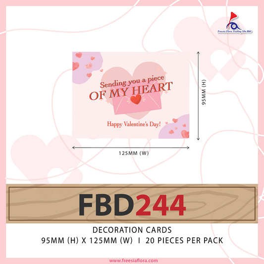 FBD ( Small ) - FBD244 Sending You a piece of My Heart