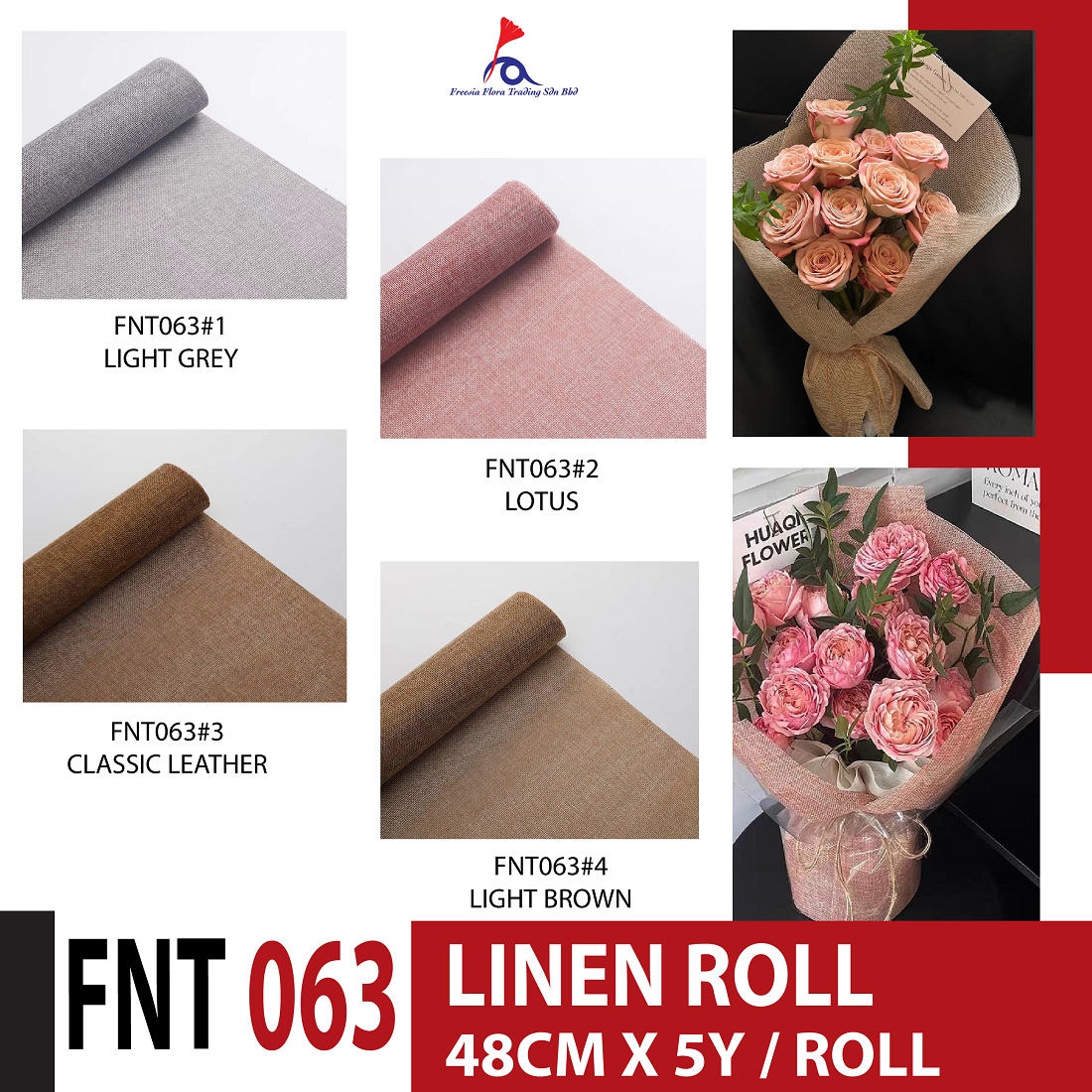 FNT063 LINEN ROLL(48CM X 5Y)