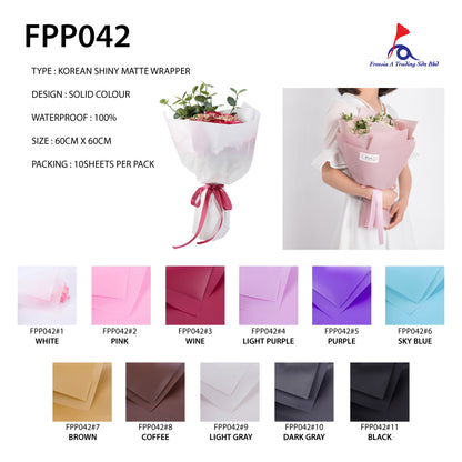 FPP042 KOREA GLOSS WRAPPER - Freesia