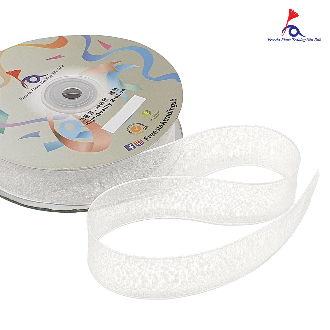 FRB105 Premium Organza Ribbon (25MM*50Y)