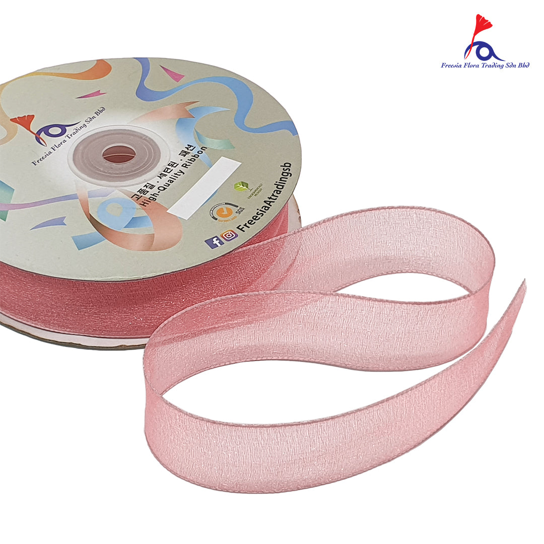 FRB105 Premium Organza Ribbon (25MM*50Y)