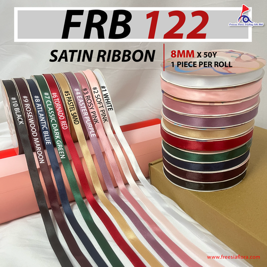 FRB122 SATIN RIBBON (8MM*50Y)(Soft)