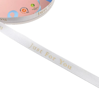 FRB126 "JUST FOR YOU" GROSGRAIN RIBBON (10MM*50Y) (Soft)