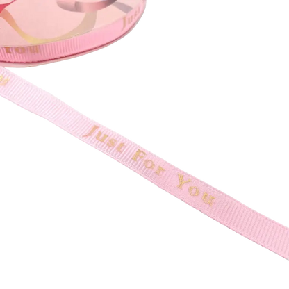 FRB126 "JUST FOR YOU" GROSGRAIN RIBBON (10MM*50Y) (Soft)