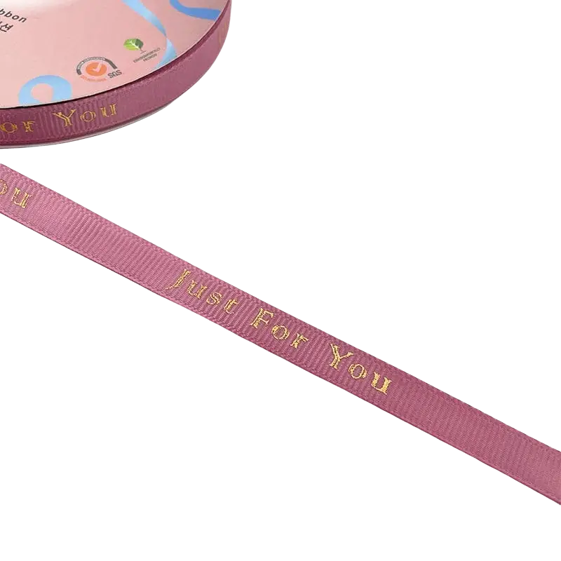 FRB126 "JUST FOR YOU" GROSGRAIN RIBBON (10MM*50Y) (Soft)