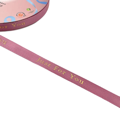 FRB126 "JUST FOR YOU" GROSGRAIN RIBBON (10MM*50Y) (Soft)