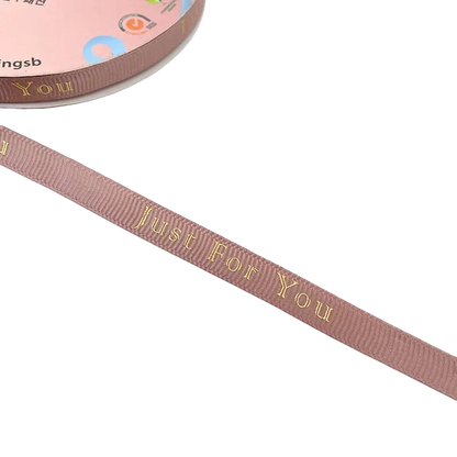 FRB126 "JUST FOR YOU" GROSGRAIN RIBBON (10MM*50Y) (Soft)