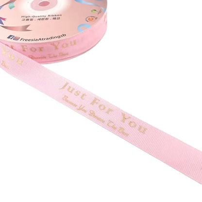 FRB127 "JUST FOR YOU" GROSGRAIN RIBBON (20MM*50Y) (Soft)