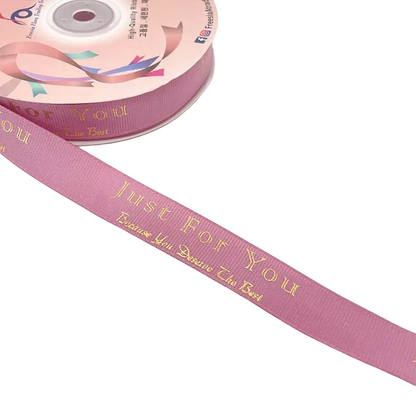 FRB127 "JUST FOR YOU" GROSGRAIN RIBBON (20MM*50Y) (Soft)