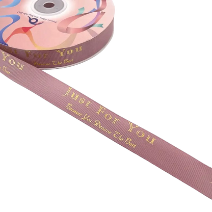FRB127 "JUST FOR YOU" GROSGRAIN RIBBON (20MM*50Y) (Soft)