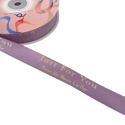 FRB127 "JUST FOR YOU" GROSGRAIN RIBBON (20MM*50Y) (Soft)