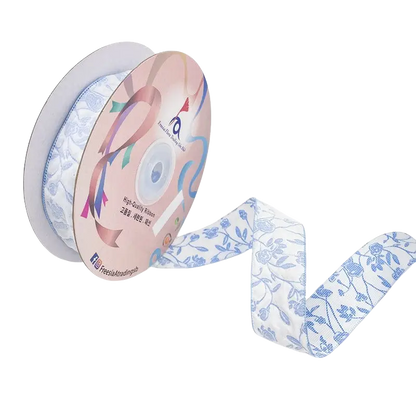 FRB128 Floral Collection Fabric Ribbon (25MM*10Y)