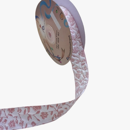 FRB128 Floral Collection Fabric Ribbon (25MM*10Y)