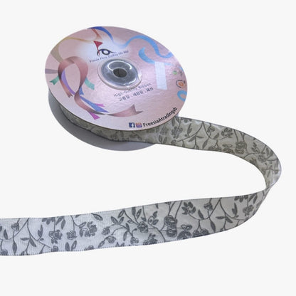 FRB128 Floral Collection Fabric Ribbon (25MM*10Y)