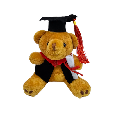 FTY020#1 4" Graduate Bear (Brown 3 pcs + Cream 3 pcs)